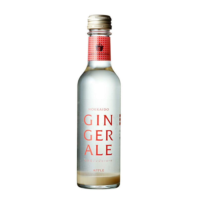 北海道ジンジャーエール（アップル）２００ml ×5個セット 送料無料　北海道　北海道産　炭酸飲料水　お土産　ギフト