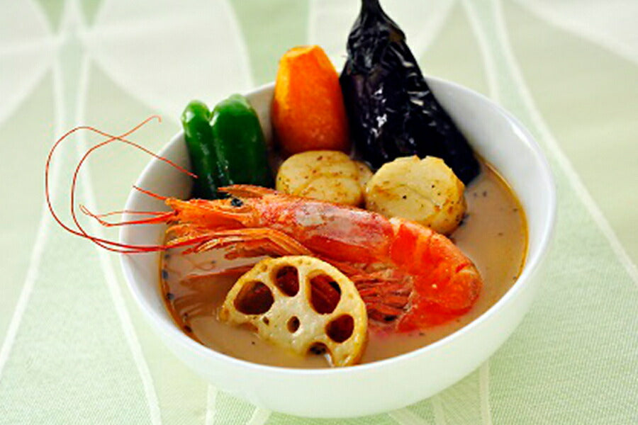 カレー ベル食品 スープカレーの作り方 えびだし 180g 2個セット 送料無料 北海道限定 えび お取り寄せ 自宅