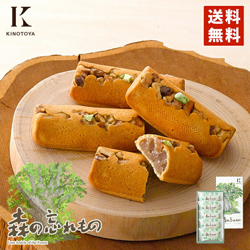 きのとや 森の忘れもの 5個入り 送料無料 メール便 個包装 北海道限定 お土産 手土産 プレゼント