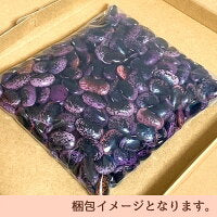 500g 八戸産 乾燥紫花豆 農薬・化学肥料不使用 2020年産