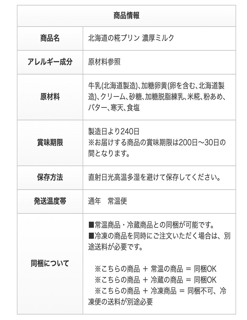 北海道の糀プリン 濃厚ミルク 65g 北海道 糀 プリン プレゼント 母の日 お土産