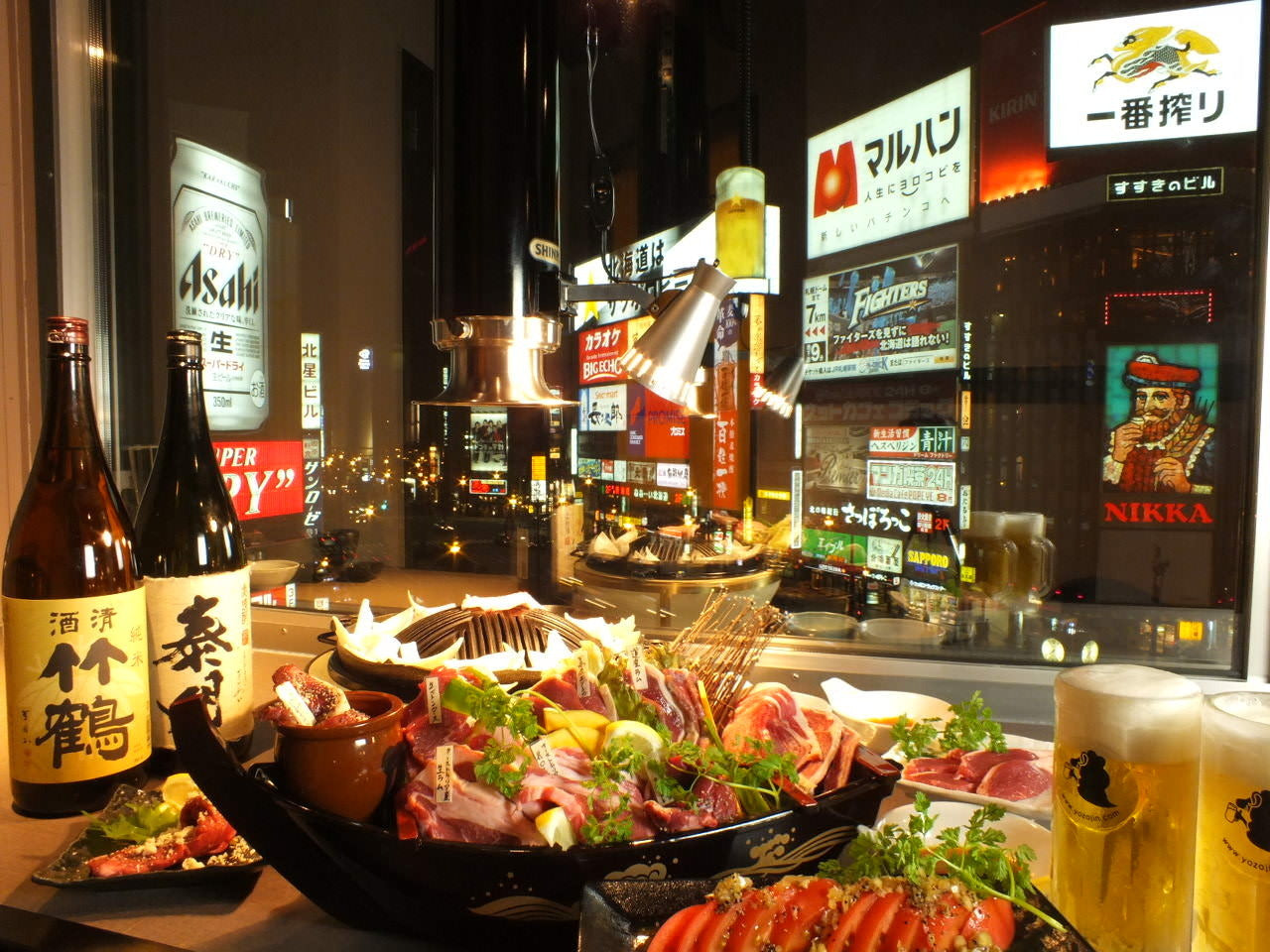 7000円ポッキリ 夜空のジンギスカン みそ 300g ×5袋セット 送料無料 ジンギスカン 北海道 ソウルフード 焼肉 BBQ バーべキュー お土産 プレゼント ギフト 羊 ラム 味付き すすきの 名店 人気 夜景 お取り寄せ