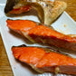天然紅鮭 9切れ カマ1切れ