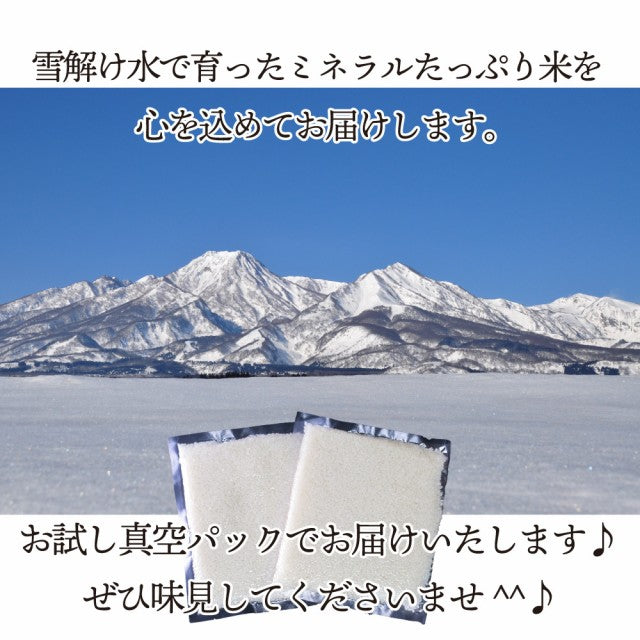 【お試し】令和3年産 新潟こしひかり 900g 真空パック