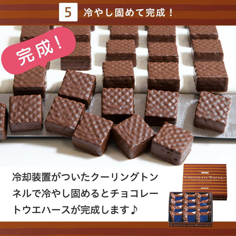 ロイズ チョコレートウエハース ヘーゼルクリーム 12個入 2個セット ROYCE 北海道 人気 お菓子 スイーツ コーティング 大ヒット 定番 / チョコレート クリスマス