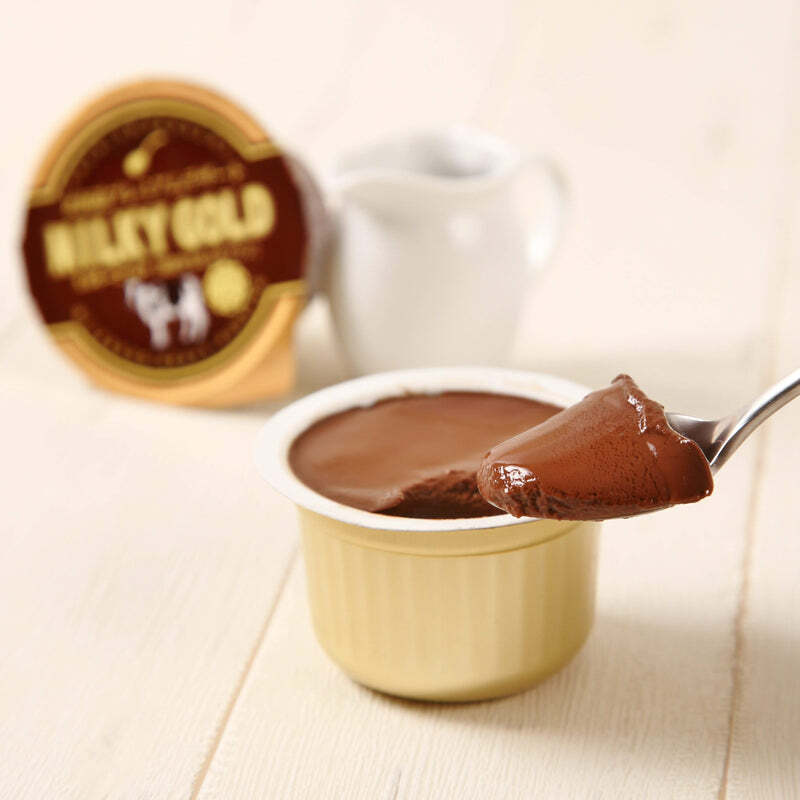 ミルキーゴールドチョコ 1個入×3個セット 送料無料 北海道 お土産 プリン 濃厚 なめらか パンに塗っても美味しい チョコ 話題 有名 北海道産 スイーツ お菓子 洋菓子 デザート 手土産 プレゼント 贈り物 ギフト 青華堂
