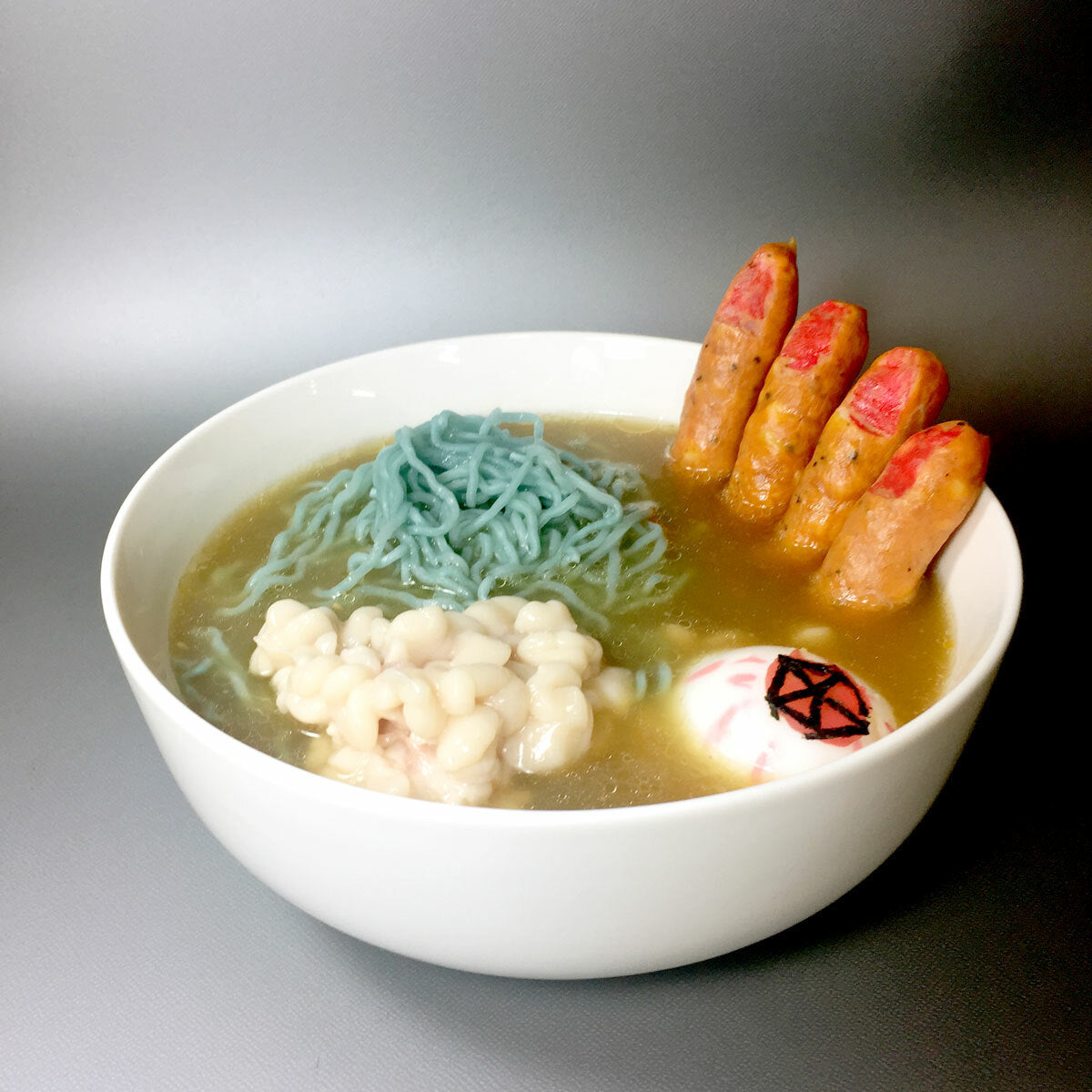ゾンラーメン 脳みそ味 1食入 送料無料 メール便 くりーむしちゅー ハナタカ ヒルナンデス 北海道 お土産 プレゼント ギフト ダイエット ゾンベヤー グロウマ