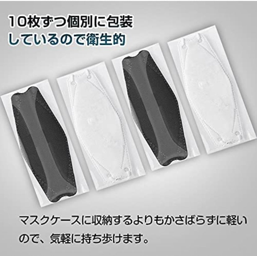 マスク　子供用スカイブルー　柳葉型
