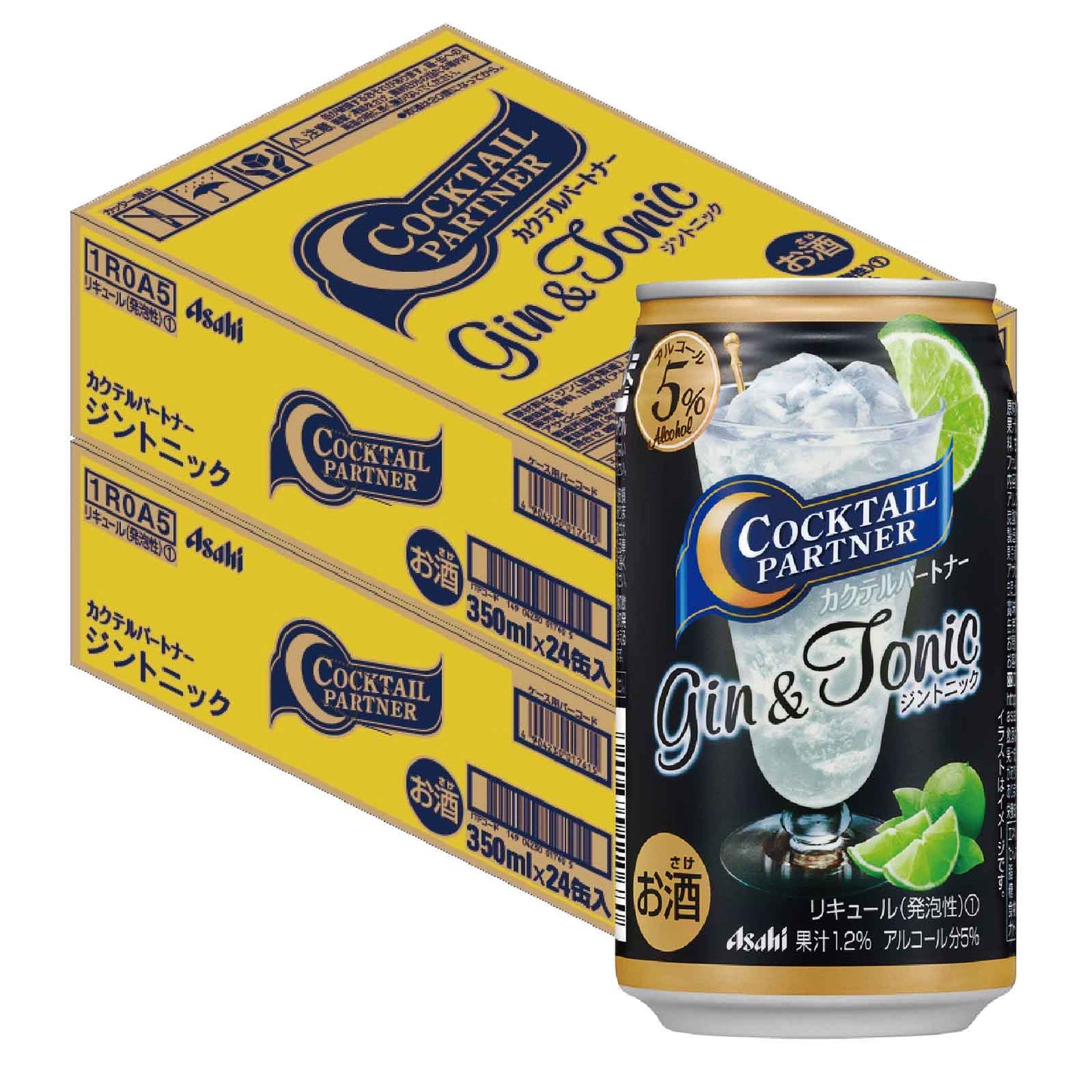 【送料無料】【2ケースセット】アサヒ カクテルパートナー ジントニック 350ml×2ケース