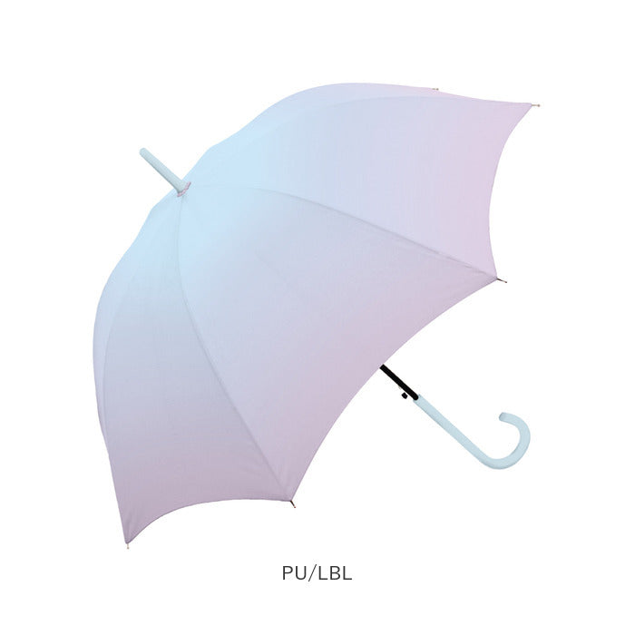 【MLT】 晴雨兼用傘 長傘 58cm 通販 レインボー グラデーション 雨傘 日傘 傘 カサ かさ 晴雨兼用 紫外線カット uvカット ミルキートーン アンブレラ 大きめ 遮光 大人 子供 レディース ジュニア