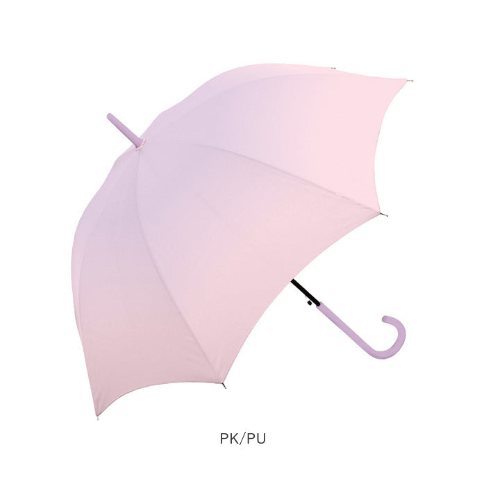 【MLT】 晴雨兼用傘 長傘 58cm 通販 レインボー グラデーション 雨傘 日傘 傘 カサ かさ 晴雨兼用 紫外線カット uvカット ミルキートーン アンブレラ 大きめ 遮光 大人 子供 レディース ジュニア