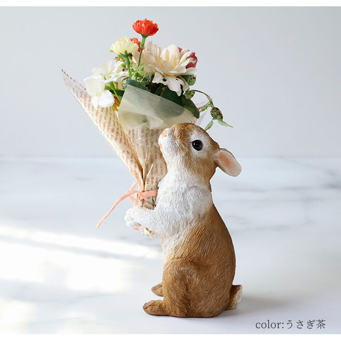 【チワワシロ・ブーケ】 花 ギフト 通販 ブーケ 造花 ct触媒 エアクリーナー 抗菌 消臭 空気清浄 ミニョン フラワーギフト インテリア 置物 雑貨 敬老の日 母の日 父の日 プレゼント プチギフト 丸和貿易