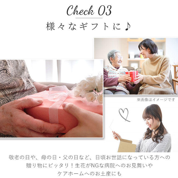 【チワワシロ・ブーケ】 花 ギフト 通販 ブーケ 造花 ct触媒 エアクリーナー 抗菌 消臭 空気清浄 ミニョン フラワーギフト インテリア 置物 雑貨 敬老の日 母の日 父の日 プレゼント プチギフト 丸和貿易