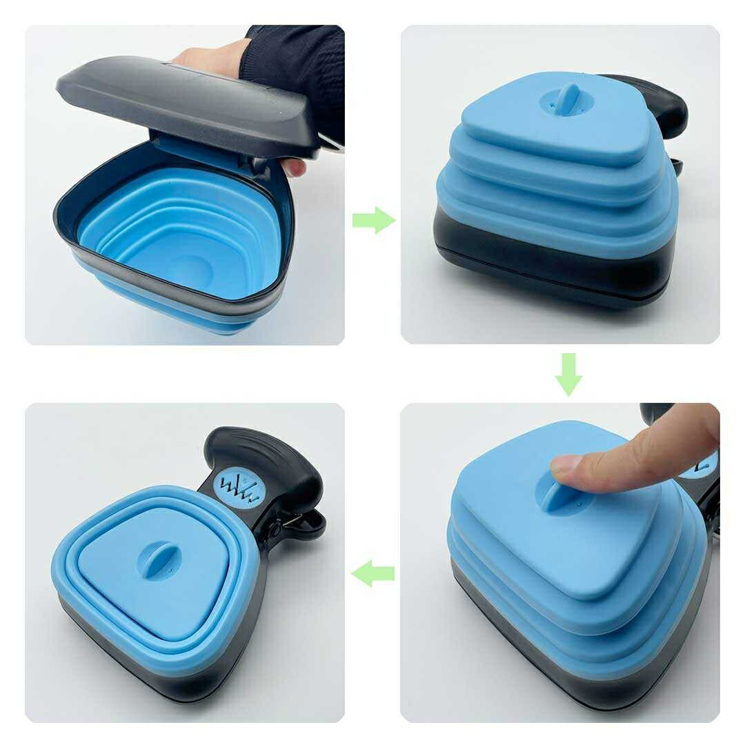 ペット 用 フンキャッチャー 糞取り器 予備袋付き トイレ 処理 猫用 犬用 手が汚れない 持ち運びやすい 散歩 お出かけ用 ペット用品 排泄物 掃除 綺麗 うんこ 処理工具 うんち 携帯 片手で簡単 衛生的 清潔糞取り器 ペットの糞便