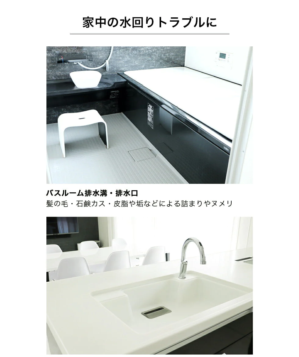 排水管 洗浄 パイプ119 500ml パイプのつまり解消 水道 洗面 お風呂 キッチン 髪の毛 つまり 強力 プロ仕様 排水 排水口 ヌメリ ぬめり