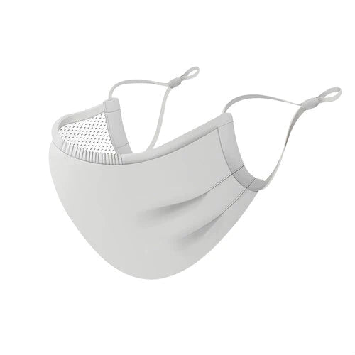 【SUPER在庫処分市】ホワイト　開店記念SALE　  pm2.5フィルター付属 マスクの救世主！ フィルター付き「即納　三層タイプ　大人サイズ　洗える　冷感生地　　呼吸しやすい　スポーツマスク　運動　男女兼用