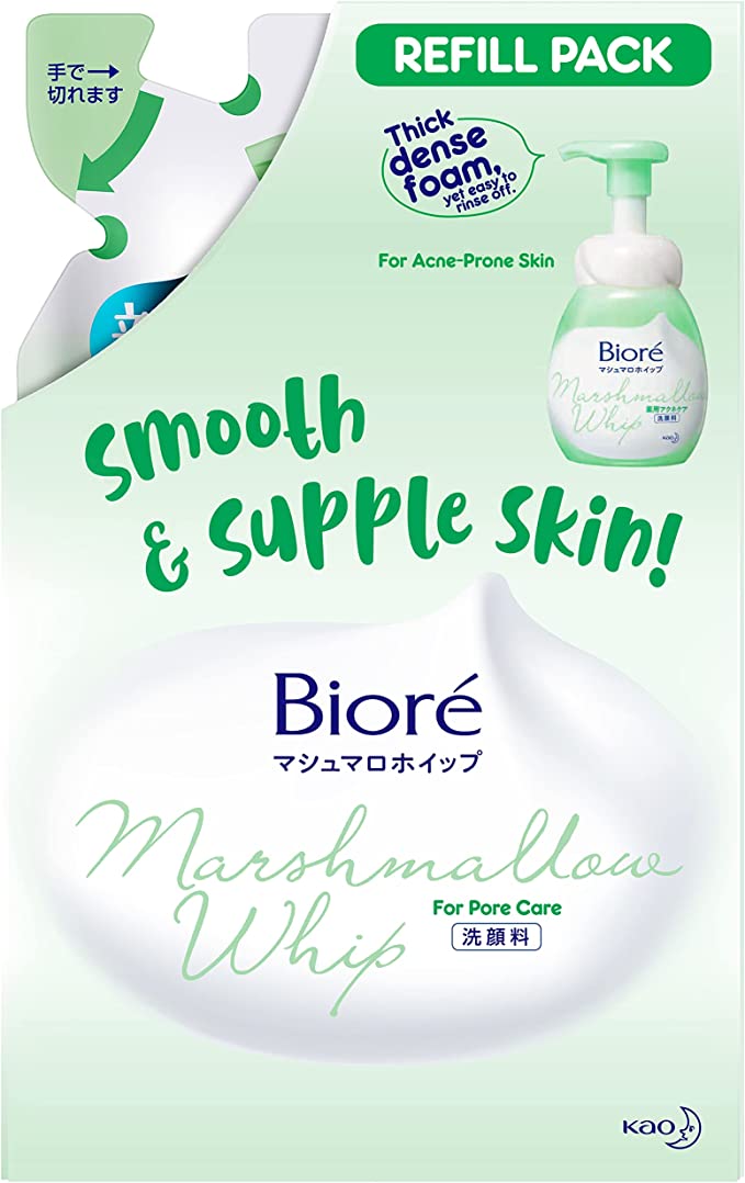 【泡洗顔】ビオレ マシュマロホイップ アクネケア つめかえ用 130ml