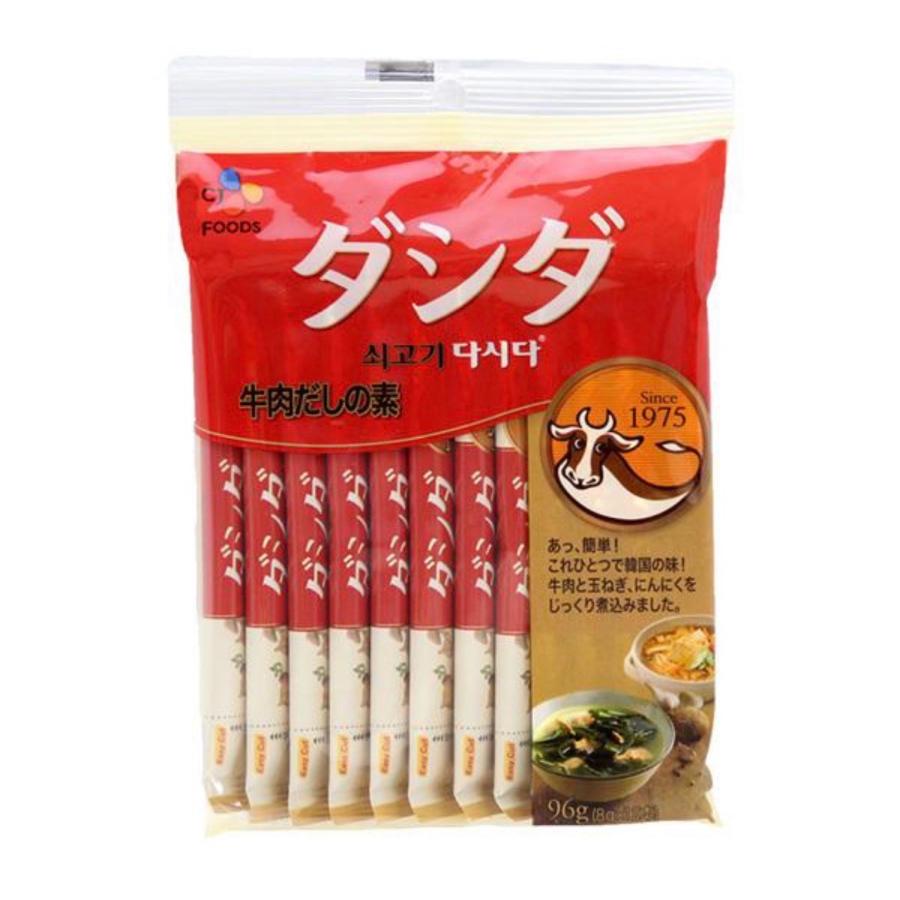 3袋 牛肉ダシダ　粉末タイプ　8g×12本×3袋 牛肉　だしの素　ダシダ　スティック　粉末調味料　スープ　鍋　炒め物　韓国　だしコストコ　16507