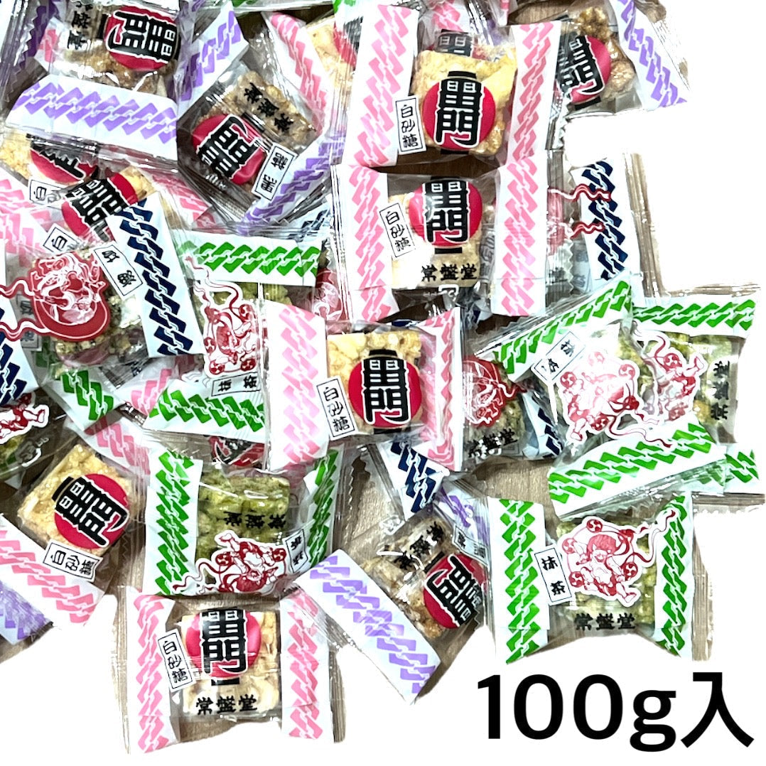 常盤堂雷おこし本舗 上磯部4種ミックス 100g 菓子 スイーツ おこし お菓子