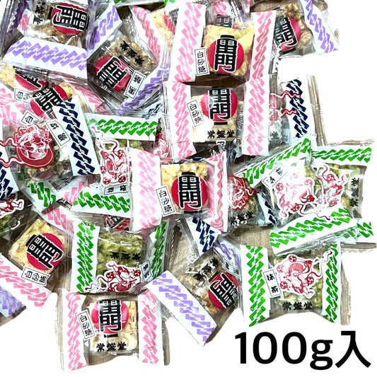 常盤堂雷おこし本舗 上磯部4種ミックス 100g 菓子 スイーツ おこし お菓子