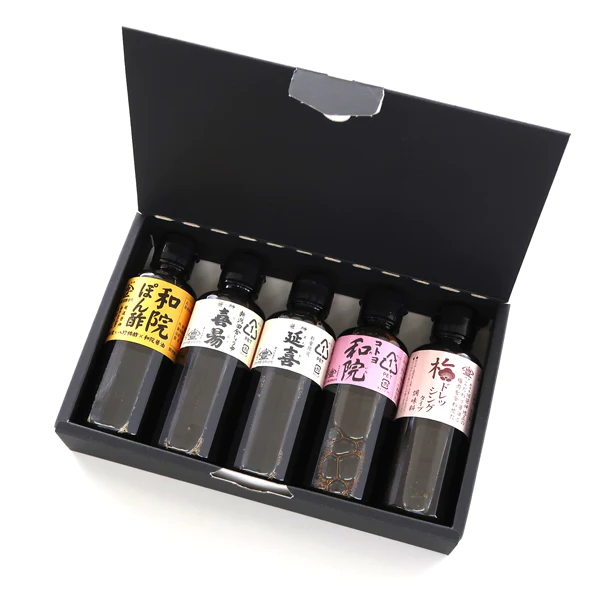【コトヨ醤油醸造元】コトヨ醤油ギフトＢセット 延喜(200ml) 和院(200ml) 喜昜(200ml) 梅ドレッシング(200ml) 和院ぽん酢(200ml)