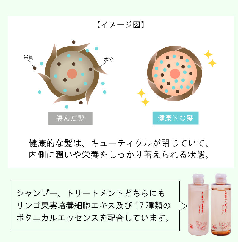 【美容室専売】 ヴィ―ガン アロマシャンプー＆トリートメント セット (キンモクセイ) 240ml サイズ / 金木犀 サロン品質  動物性由来不使用のボタニカルシャンプー 美容室 EARTH