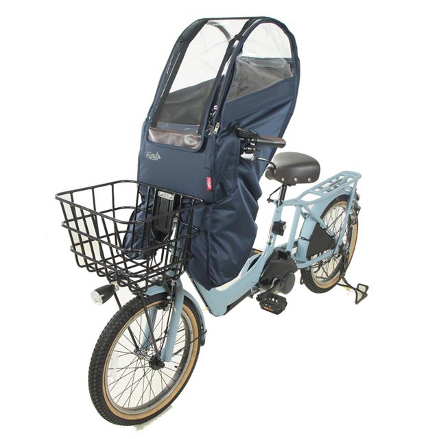 【ネイビー・前乗せあと付けシート用】 自転車 子供乗せ レインカバー 通販 フロント 前のせ フロント用 自転車用 チャイルドシート 前用 後付け カバー uvカット 日よけ 紫外線カット 子ども キッズ 風防 防寒 風よけ