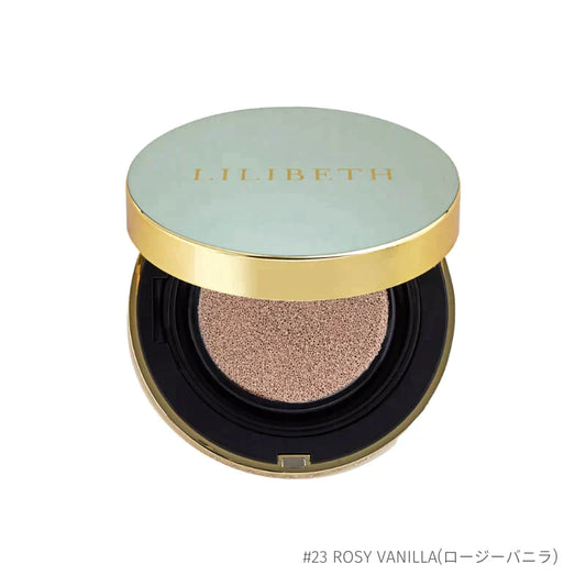 リリベス(LILIBETH) パーフェクトフィッティングフルカバレッジクッションファンデーション　カラー#23 ロージーバニラ
