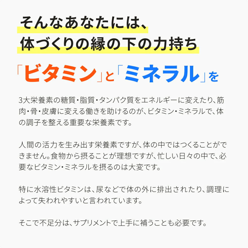 【100円シェア買い】マルチビタミン＆マルチミネラル≪約1ヶ月分≫　送料無料 サプリ サプリメント 健康 美容 ビタミンA ビタミンB ビタミンC ビタミンD ビタミンE 葉酸 ナイアシン  ミネラル  カロテン 鉄 亜鉛 カルシウム マグネシウム【ご新規さんとシェア買い】