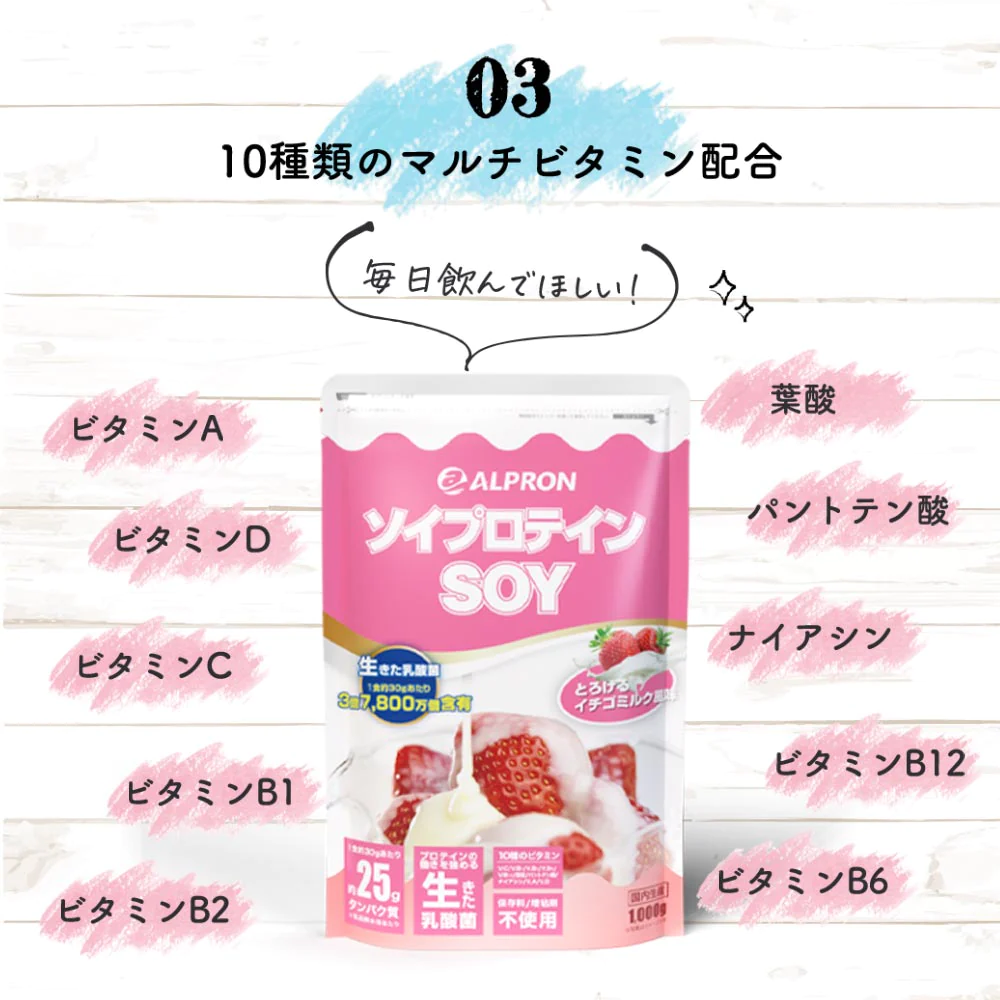ALPRON ｿｲﾌﾟﾛﾃｲﾝ ﾐﾙｸﾃｨｰ1㎏(WEB)