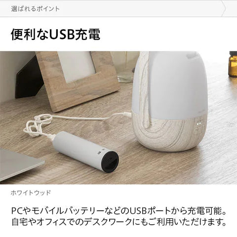 【最安値挑戦祭】アロマディフューザー 加湿器機能付き 卓上ライト機能 ダークウッド