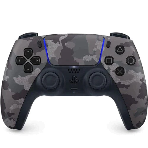 【新品/送料無料～】SIE PS5 DualSense ワイヤレスコントローラー [グレー カモフラージュ] CFI-ZCT1J06