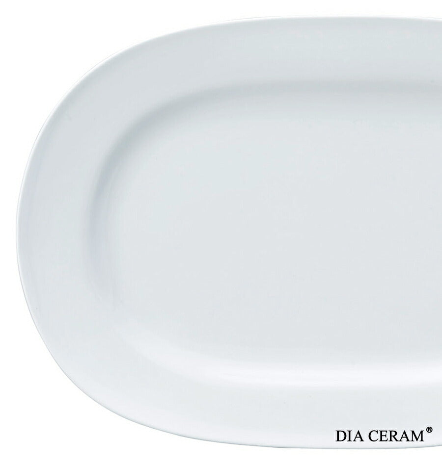 ダイアセラム 10吋プラター 食器 陶器 強化磁器 器 白い食器 白食器 ミート ディナー 皿 家庭用 業務用 プロ使用 本格   陶器のふる里  stockヤ