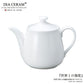 ダイアセラム ポット(小) 440cc 強化磁器 白磁 紅茶 コーヒー カフェ 食器 喫茶店 急須 絵付け 名入れ ロゴ入れ 美濃焼  陶器のふる里  stockヤ