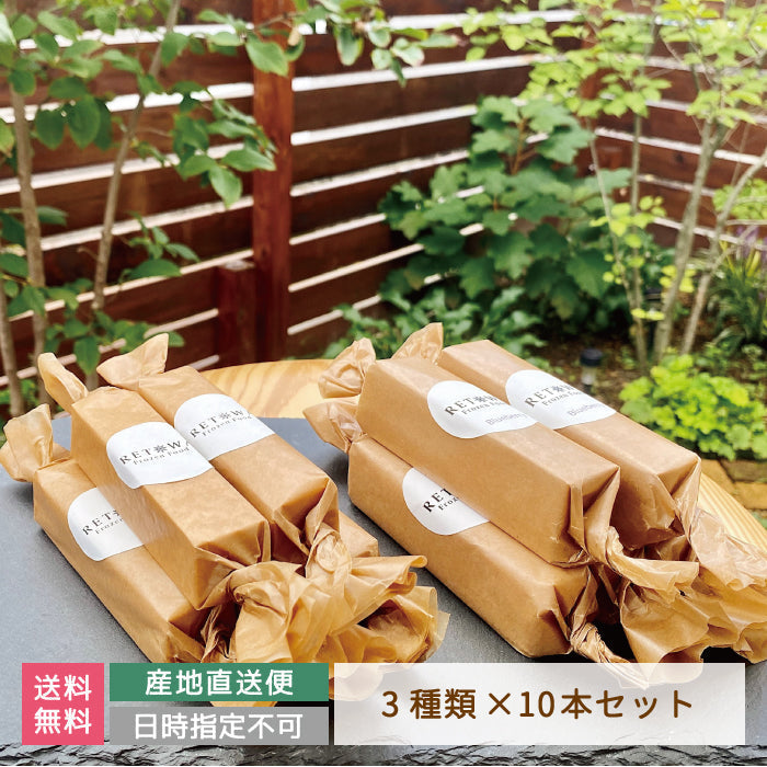 フローズンチーズケーキ10本セット（3種類）　RETOWA　レトワ　福島土産　急速冷凍　ギフト　ご家庭用*