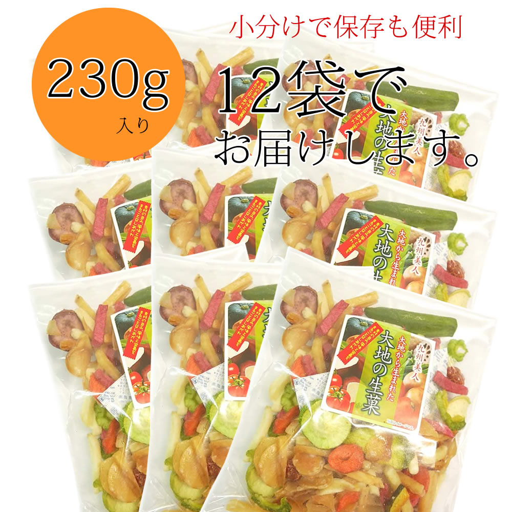 230g×12セット 15種類の野菜チップス 2760g