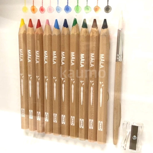 MALA モーラ 色鉛筆 10ピース ミックスカラー イケア IKEA 文房具 70477598 色えんぴつ お絵描き お絵かき