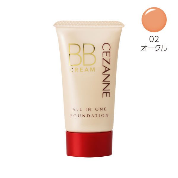 CEZANNE（セザンヌ） BBクリーム 02 オークル 40g SPF23 PA++
