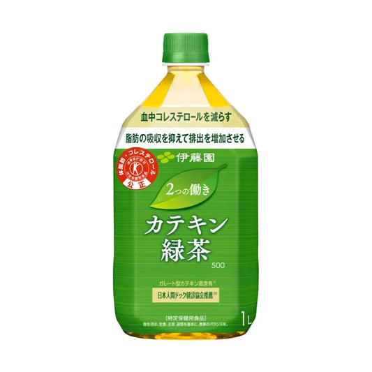 【トクホ】２つの働きカテキン緑茶1000ml×12本