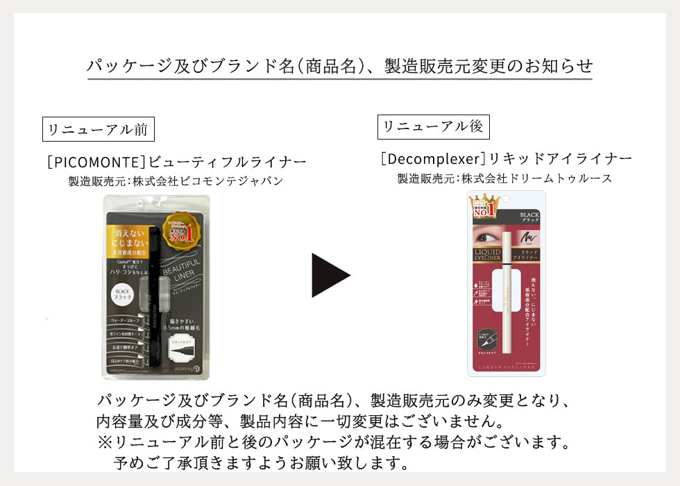 【ブラック×2本セット】アイライナー ビューティフル ライナー ブラック ウォータープルーフ 楽天1位 ピコモンテ 0.5ml 極細毛 アイメイク お湯でオフ 美容成分配合 まつげ コシ ハリ コスメ 化粧品 美容 メイク  ゆうパケット 送料込み