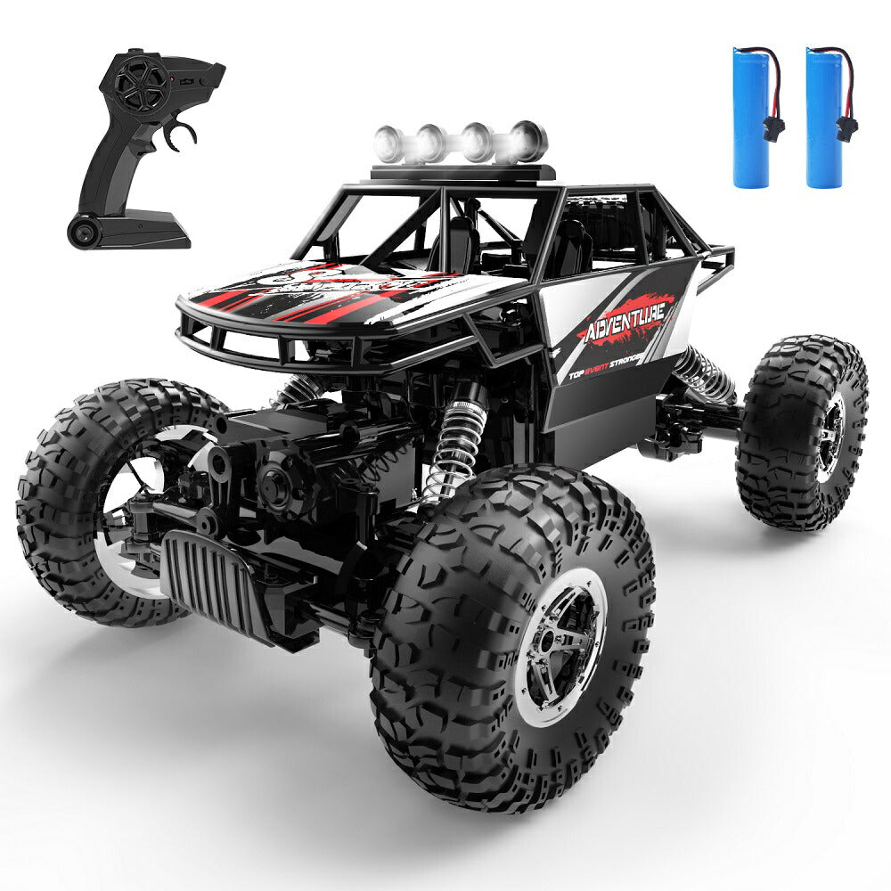 DEERC ラジコンカー 子供 オフロード おもちゃ 4WD 四輪駆動RCカー 1/16 操作時間90分 2.4GHz ラジコン リモコンカー 車 防振 男の子 誕生日 こどもの日 プレゼント 贈り物 送料無料 DE45