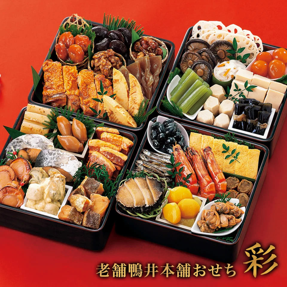 おせち 和風おせち 2023年 鴨井本舗 老舗の和風おせち 彩(さい) 30品 3〜5人前 常温便 同梱不可 ギフト
