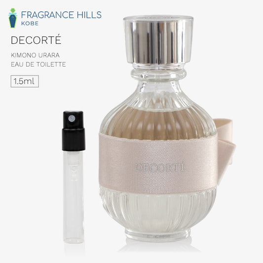 コスメ デコルテ [ネコポス] キモノ ウララ DECORTE オードトワレ 香水 お試し 1.5ml アトマイザー ミニ香水
