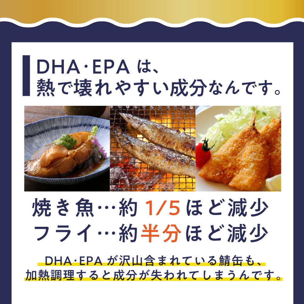 DHA EPA サプリメント DHA+EPA 1袋 180粒 約6ヶ月分 特許