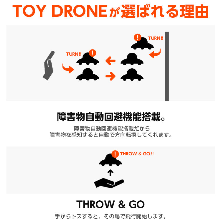BLACK ドローン トイドローン 子供 UFOドローン dr-001