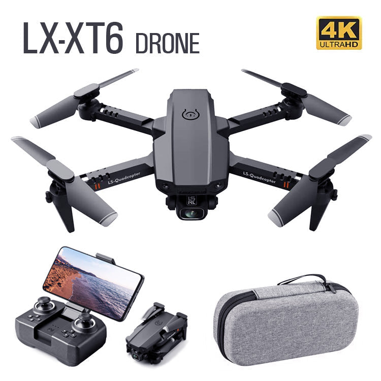 LX-XT6 ドローン 小型 カメラ付き 4k 折りたたみ式 dr-004