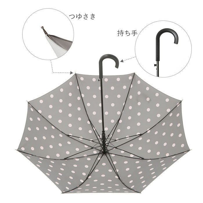 【Lemon・長傘】 ダンケ Danke 長傘 通販 軽量 晴雨兼用 雨傘 日傘 傘 かさ UV 紫外線カット 撥水 抗菌 ユニセックス スタイリッシュ おしゃれ ギフト プレゼント
