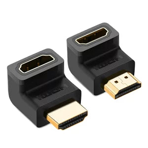 [UGREEN] HDMI L型変換アダプタ ハイスピード対応 90度+270度 2個セット