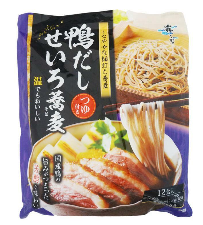 【鴨だし蕎麦つゆ付き！！】　鴨だしせいろ蕎麦　3食分　乾麺　コストコ