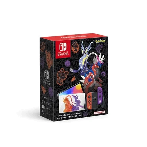 新品　Nintendo Switch（有機ELモデル） スカーレット・バイオレットエディション4902370550412